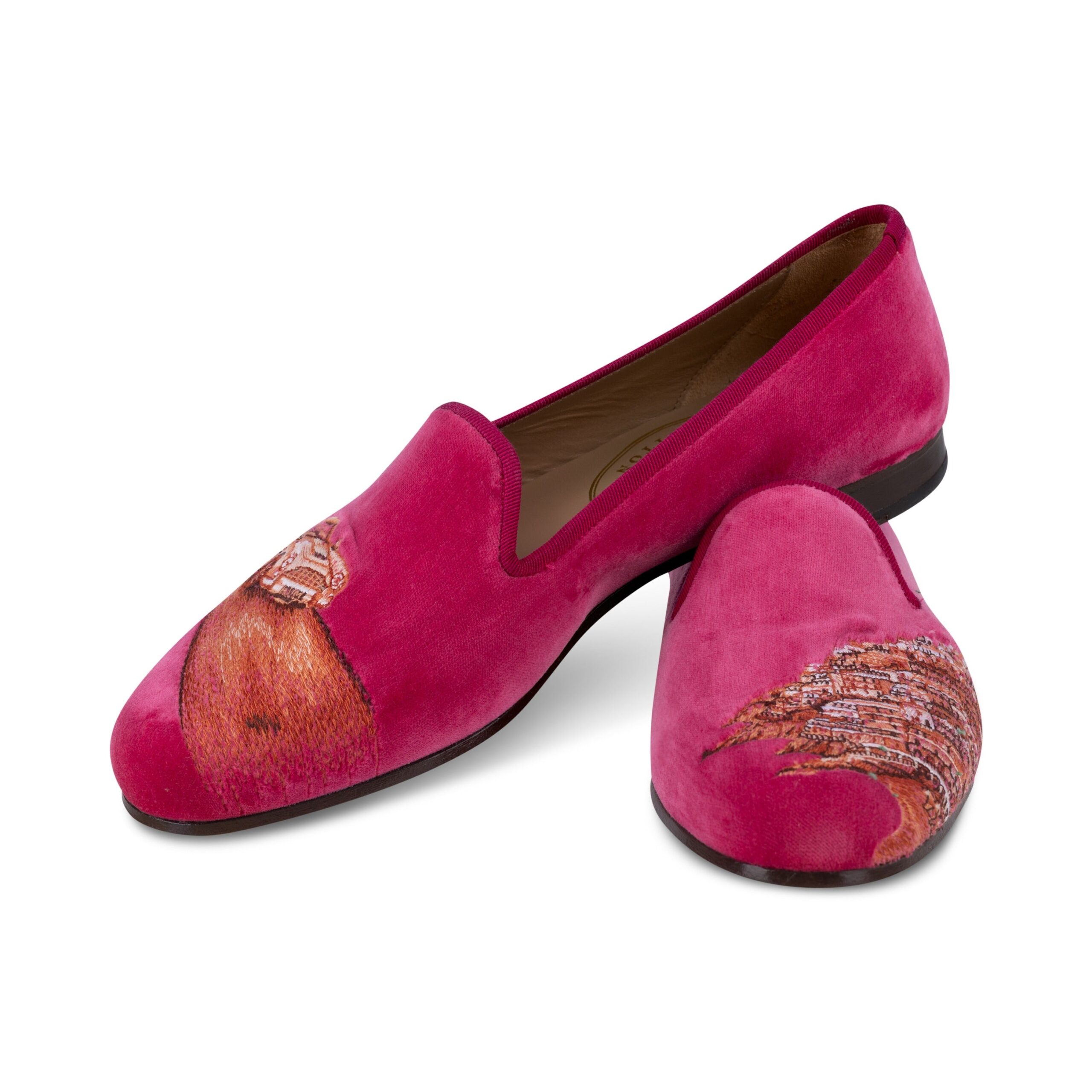 Amalfi Fuchsia Velvet Slipper (Woman) - Image 2