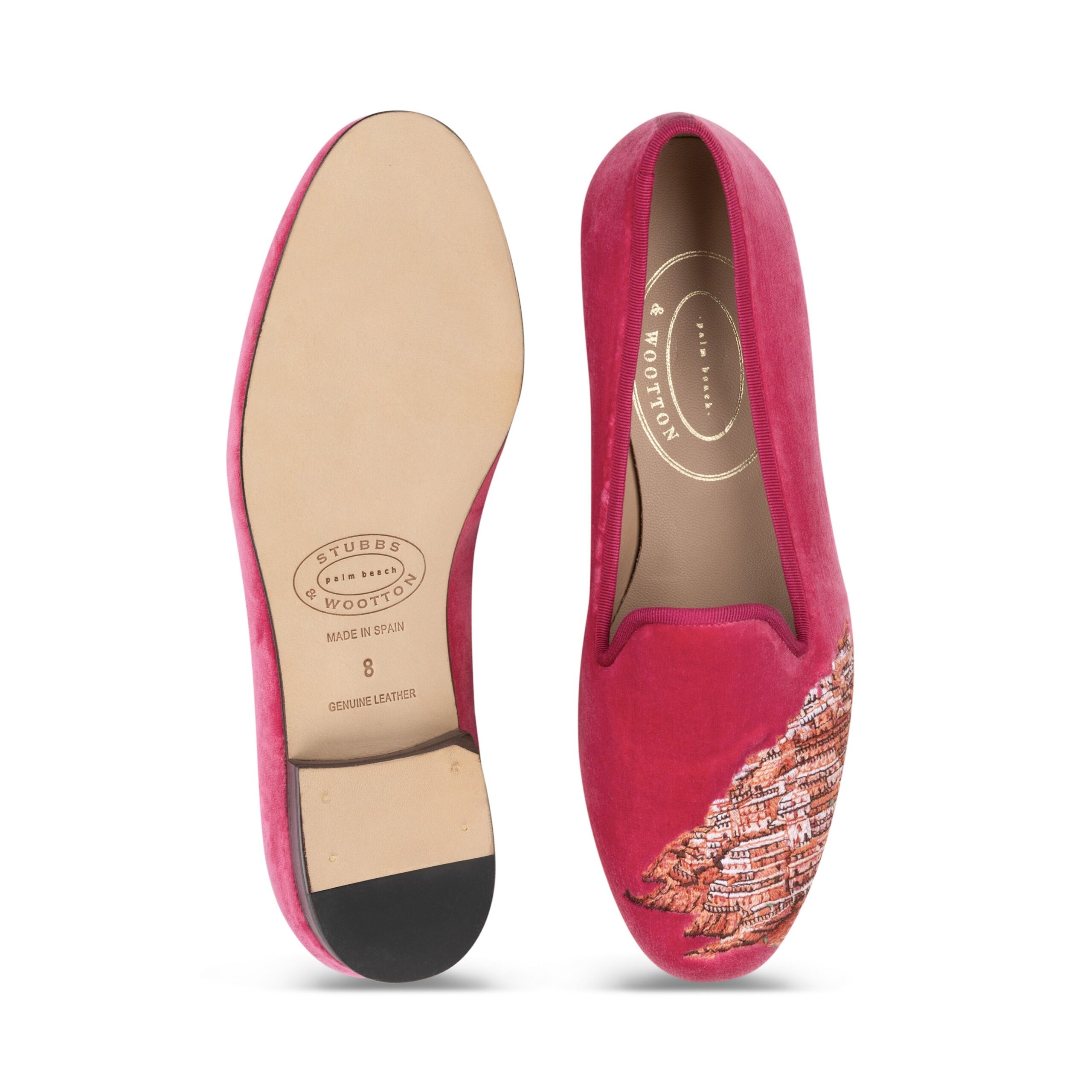 Amalfi Fuchsia Velvet Slipper (Woman) - Image 4