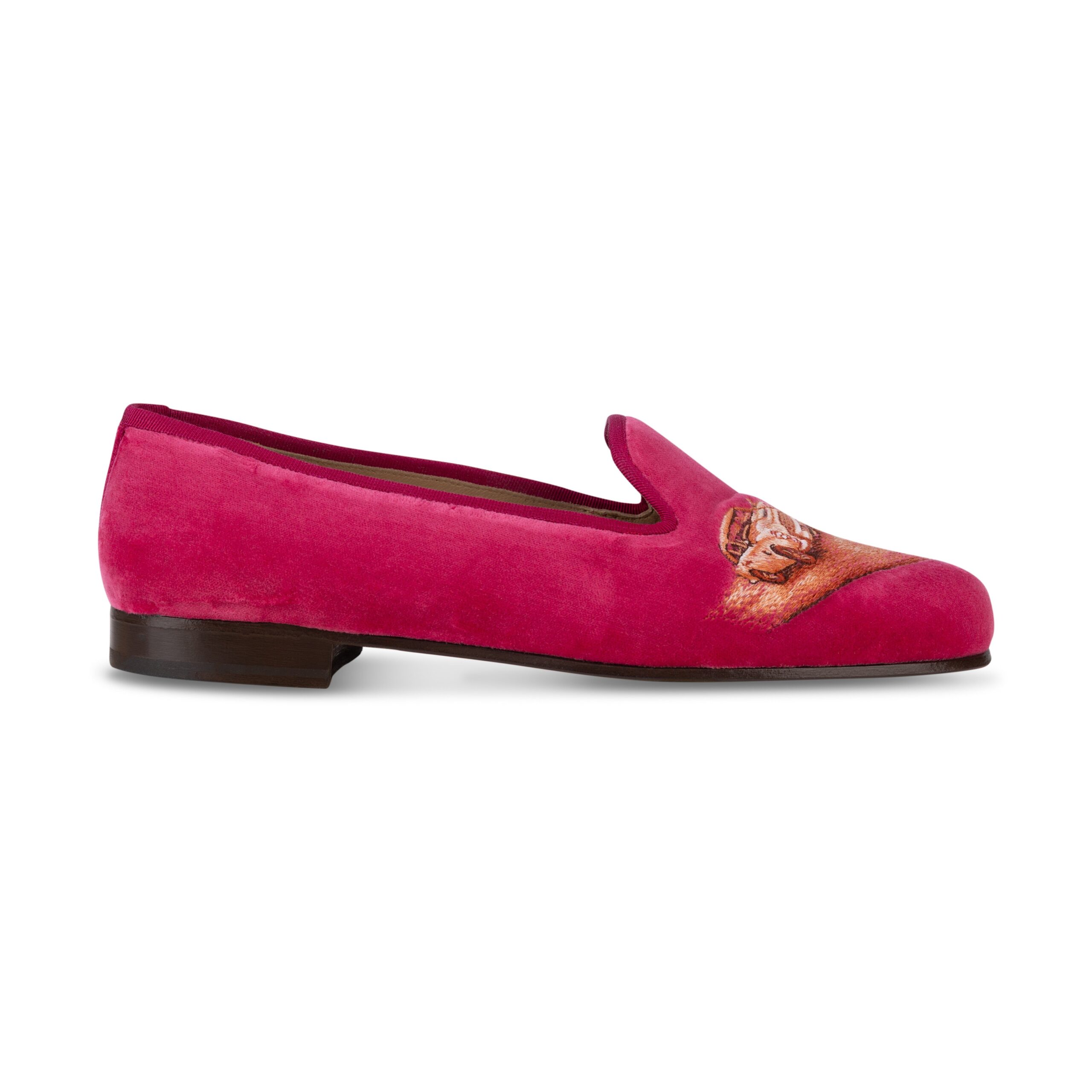 Amalfi Fuchsia Velvet Slipper (Woman) - Image 5