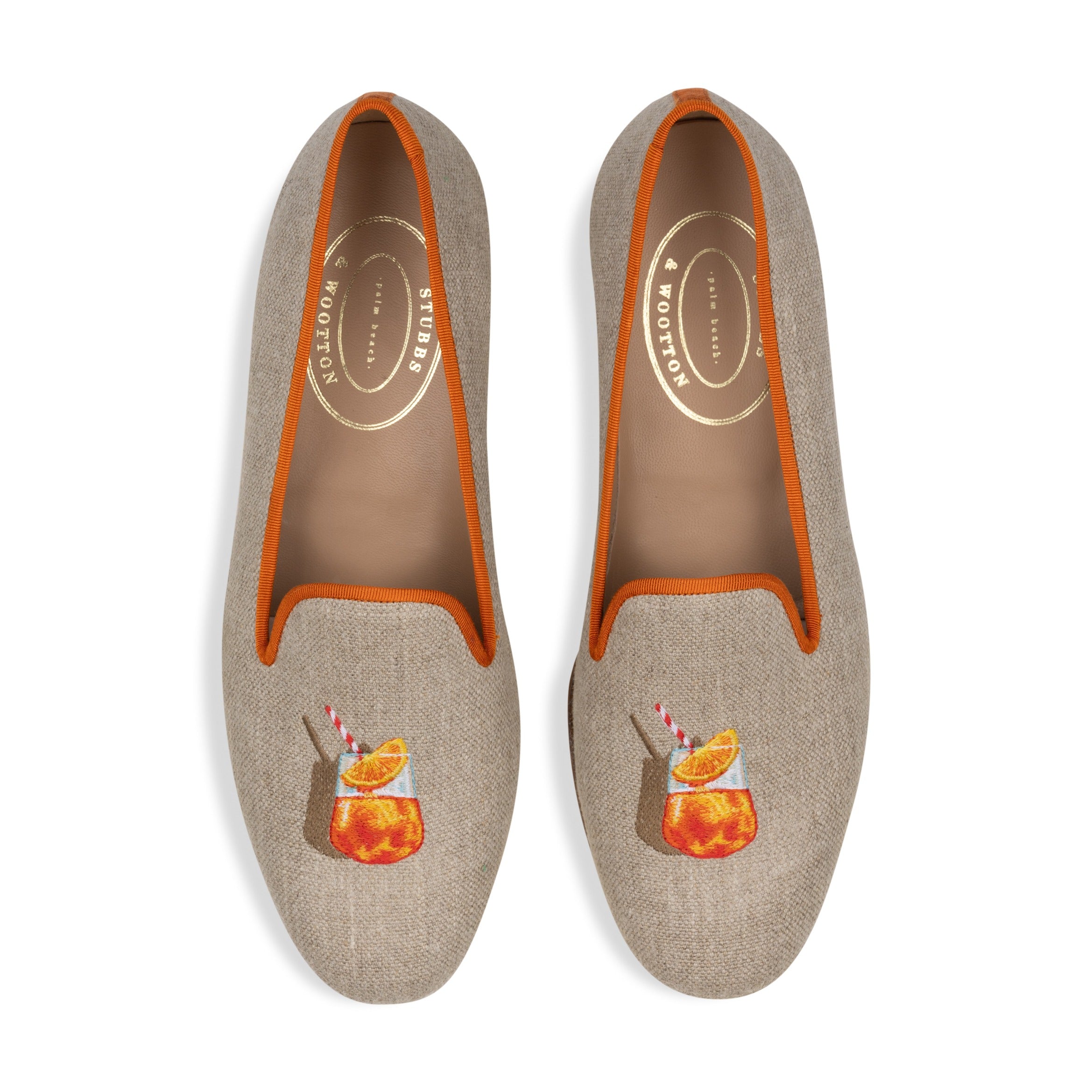 Aperol Natural Linen Slipper (Men)