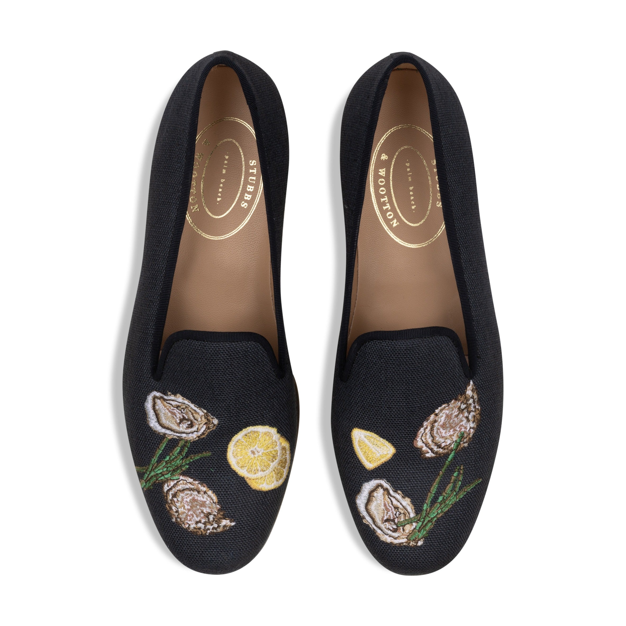 Oysters Navy Linen Slipper (Men)