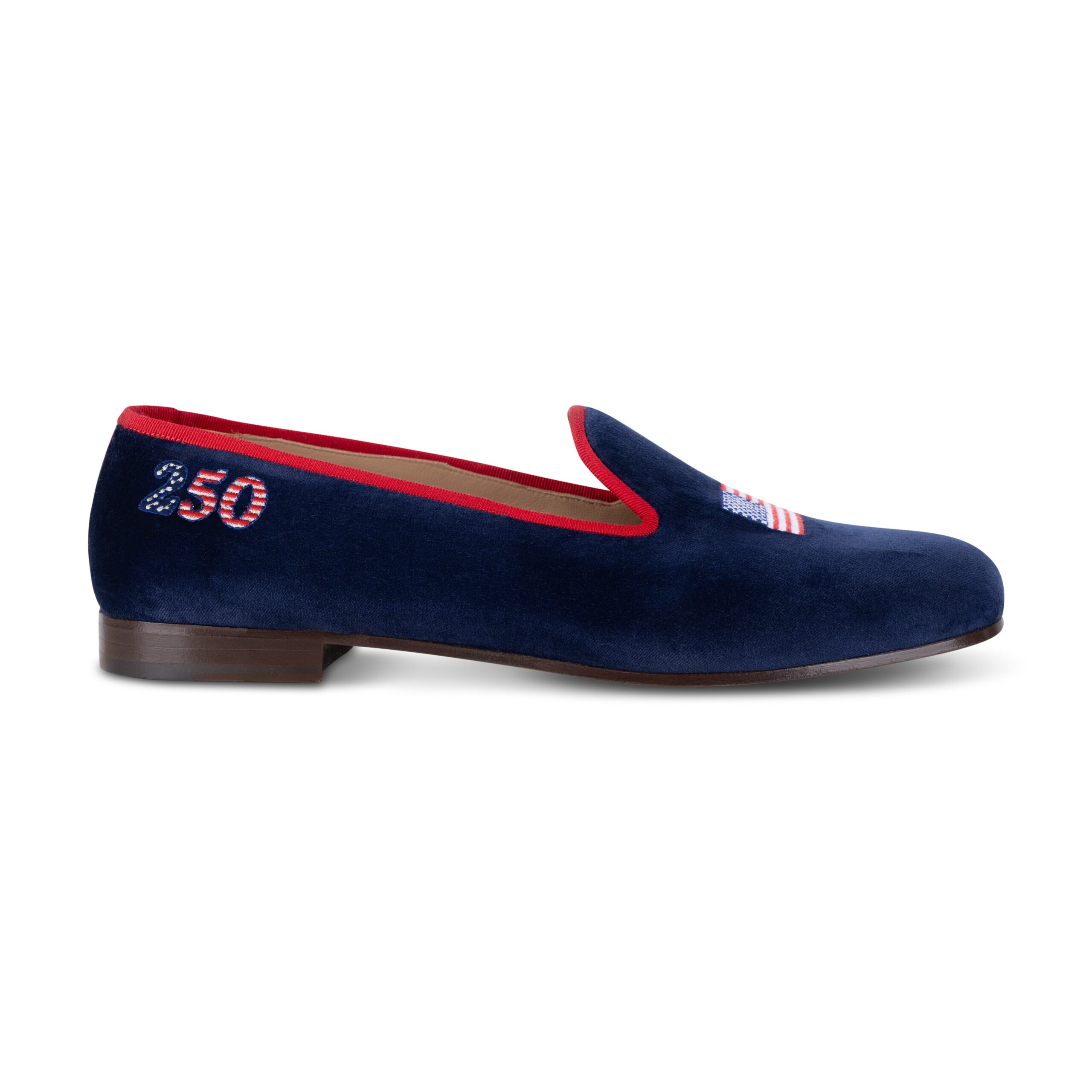 USA Navy Velvet Slipper (Women) - Image 5