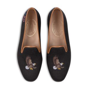 Talon Noir Linen Slipper (Women)