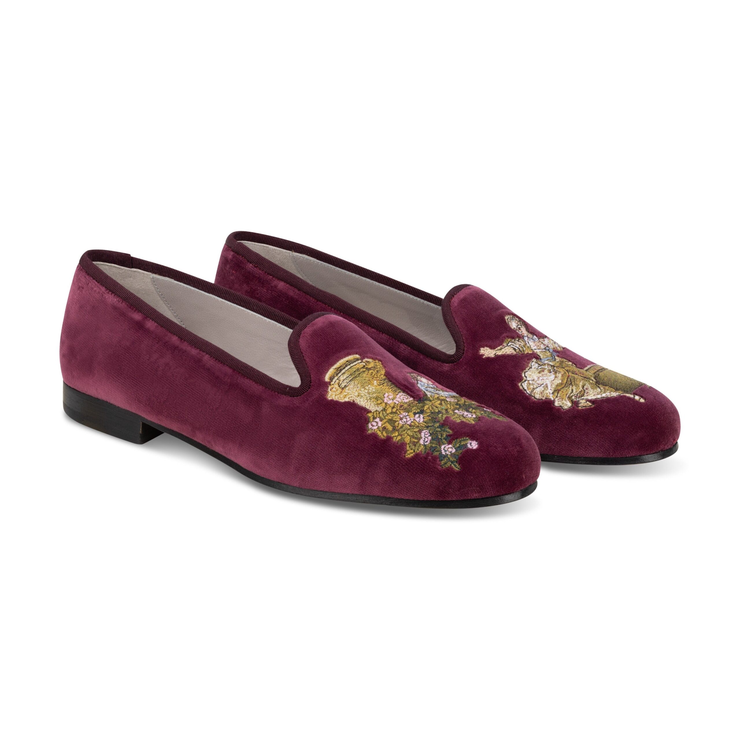 Pursuit Burgundy Private Stock Velvet Slipper (Women) - Image 3