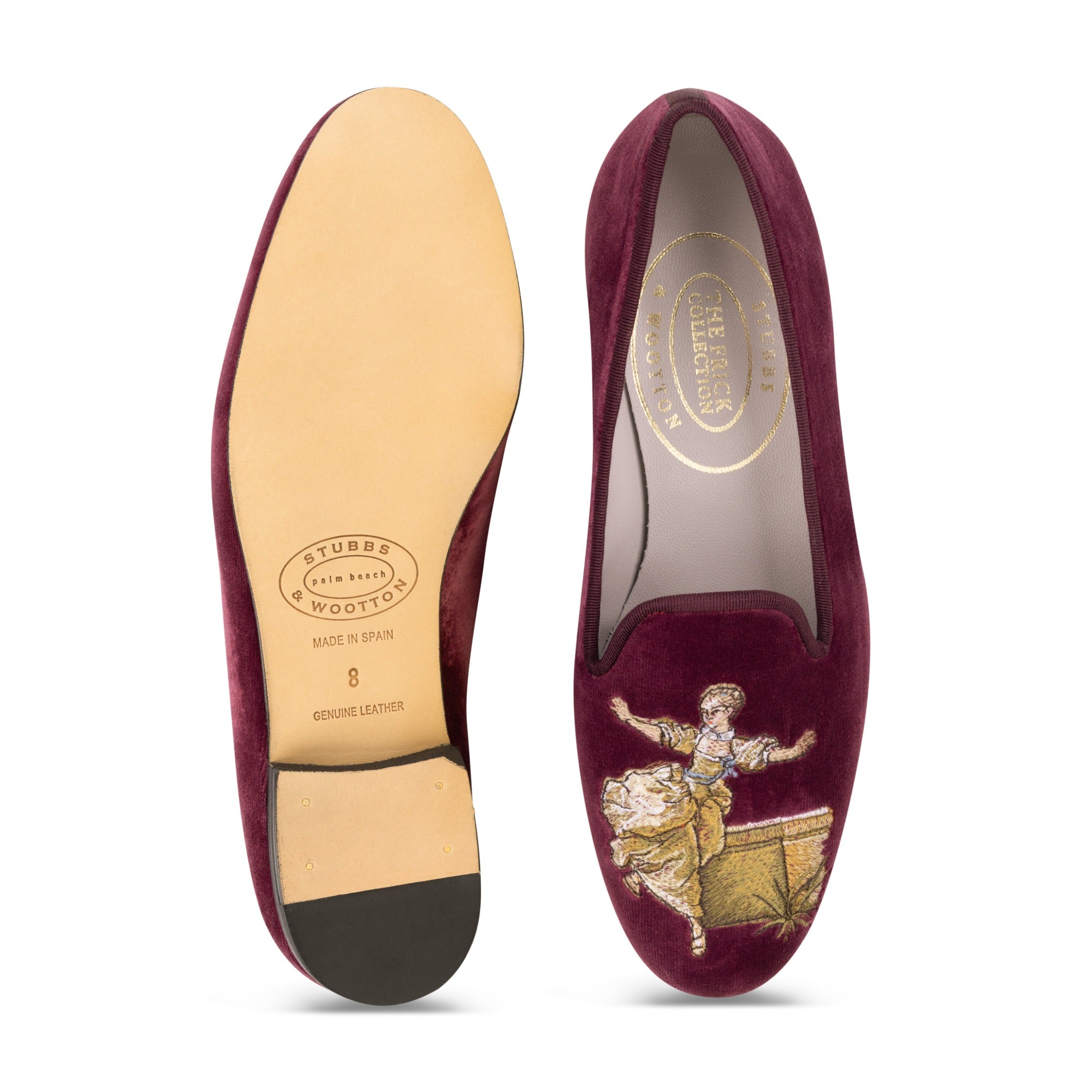 Pursuit Burgundy Private Stock Velvet Slipper (Women) - Image 4