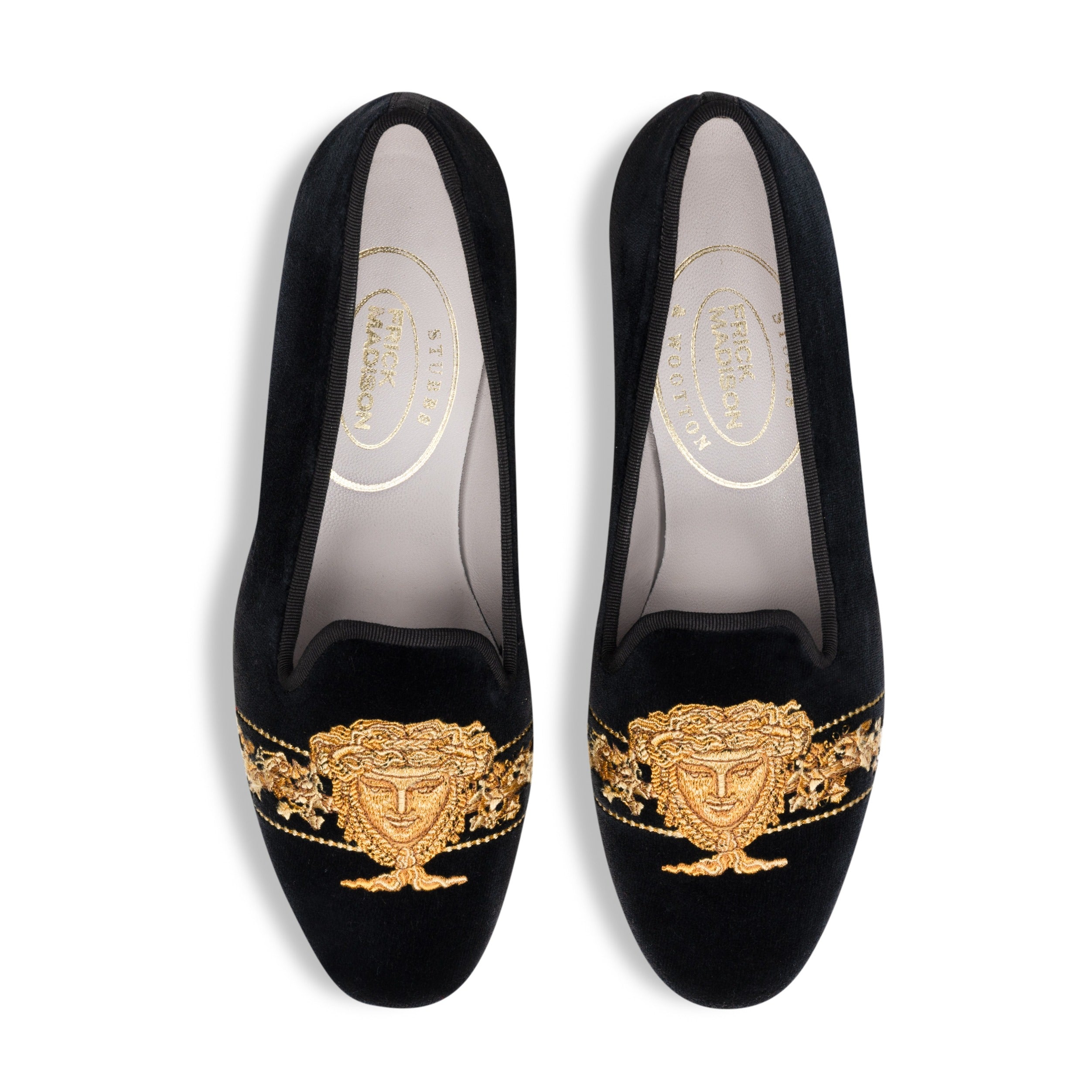 Gouthière Noir Private Stock Velvet Slipper (Men)