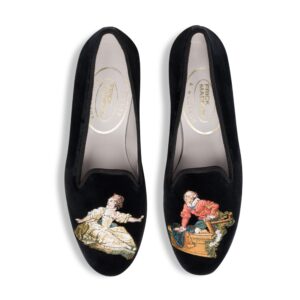 Meeting Noir Private Stock Velvet Slipper (Women)