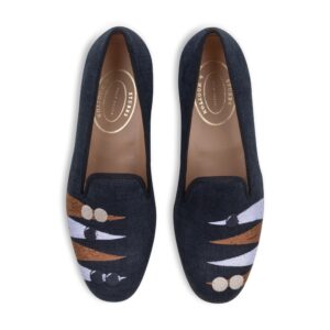 Backgammon Noir Slipper (Women)